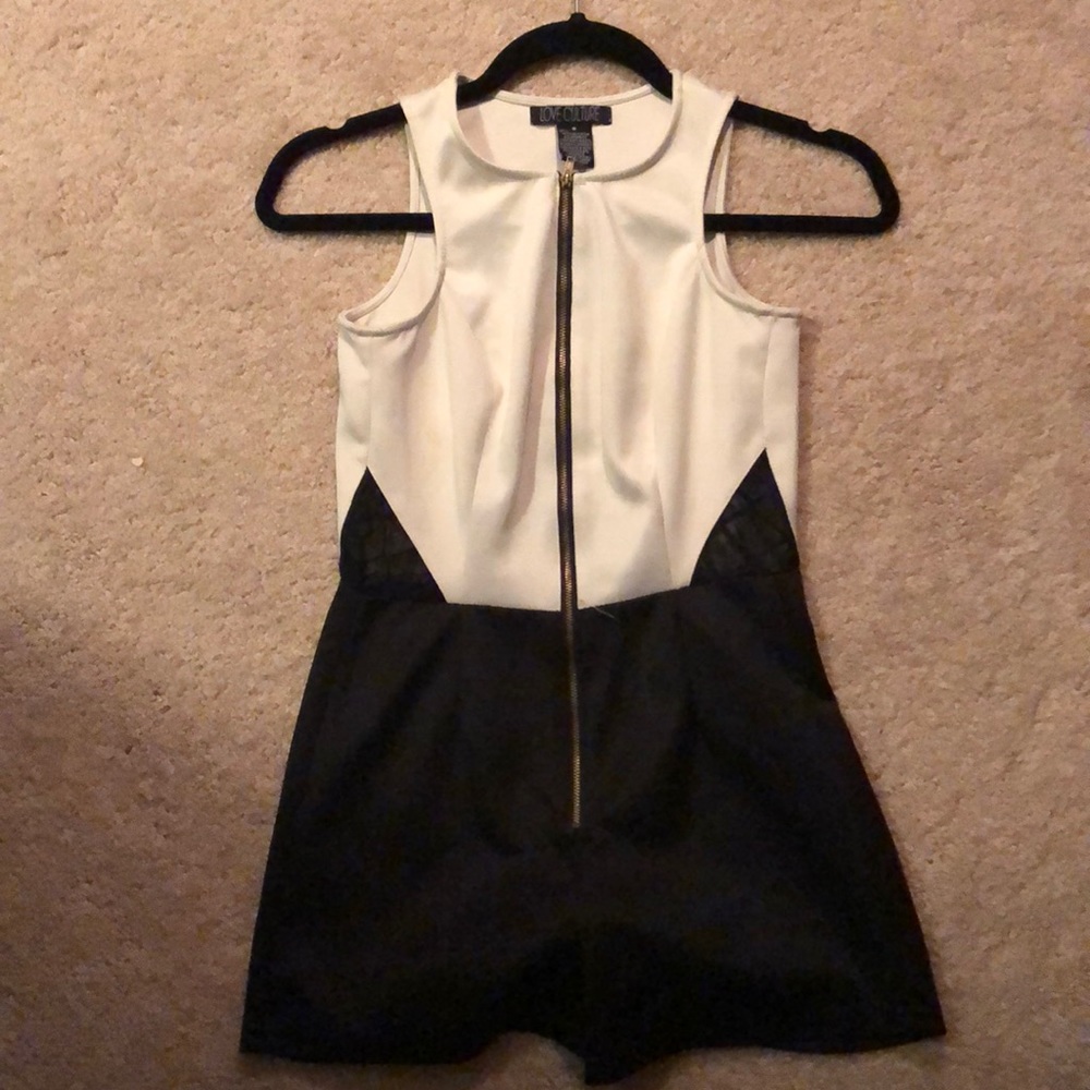 Color block romper